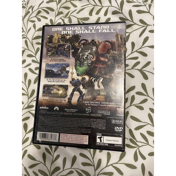Transformers: Revenge of the Fallen PlayStation 2 2009 PS2 (Manual Included) - Picture 2 of 3